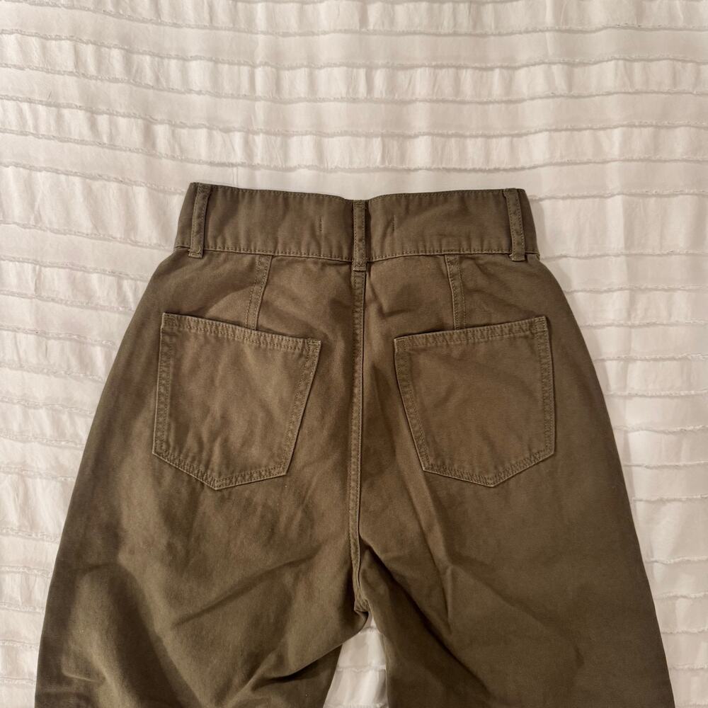 Joe’s Jeans Blake High Rise Crop Pants Olive Green Women’s 25 Utility Gorpcore - Picture 14 of 16